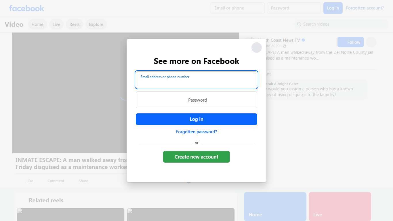 INMATE ESCAPE: A man walked away from the Del Norte County jail Friday disguised as a maintenance worker, according to the sheriff. The fugitive has been known to alter his appearance by wearing wigs, the sheriff says. Sheriff Erik Apperson's letter to the community regarding the incident: "Today, I let you down. As your Sheriff one of my primary responsibilities is to operate the Del Norte County Jail. I am entrusted by the communities I serve to not only keep the staff and prisoners as safe as